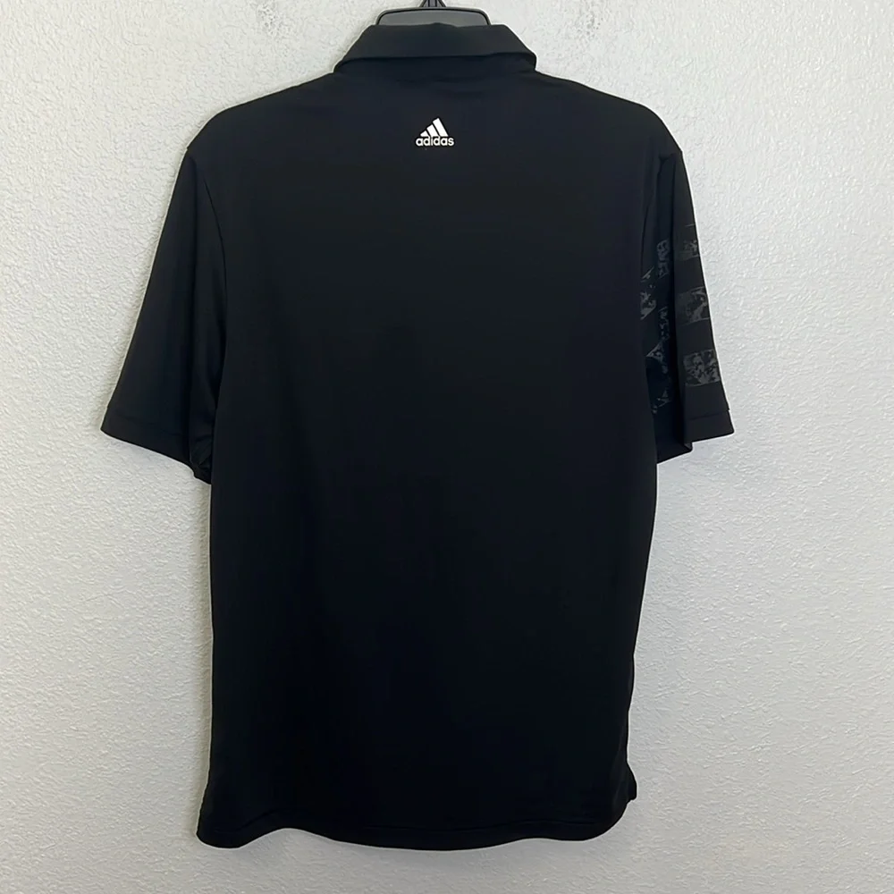 Adidas Climachill Golf Polo Black Size Small *embroidered logo